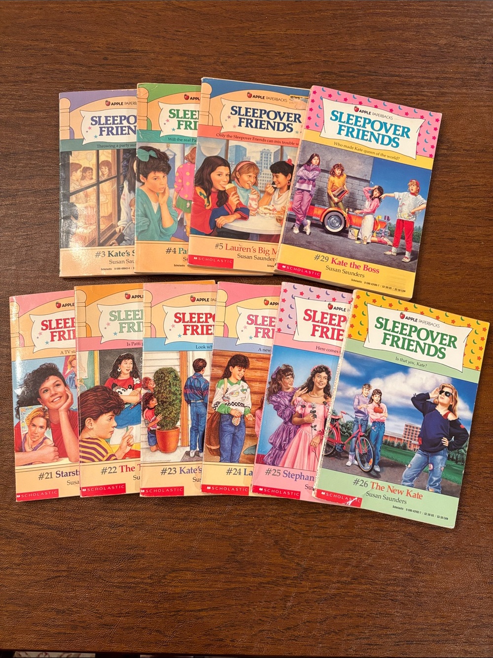 Scholastic Sleepover Friends Bundle of 10 Books